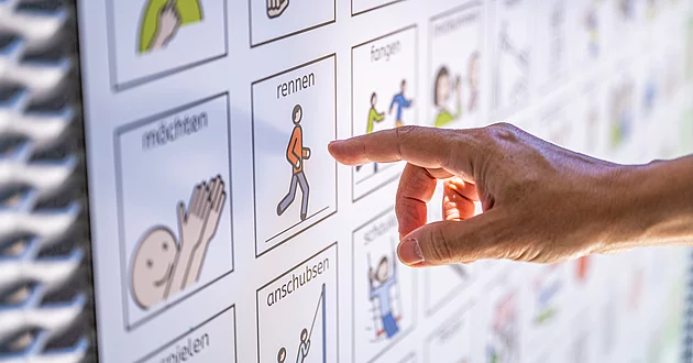 UK Unterstützte Kommunikaton Bildtafeln Haus B