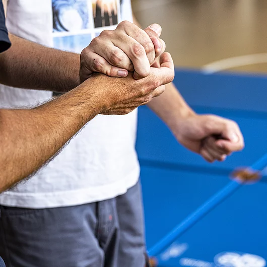 Physiotherapie mit Menschen