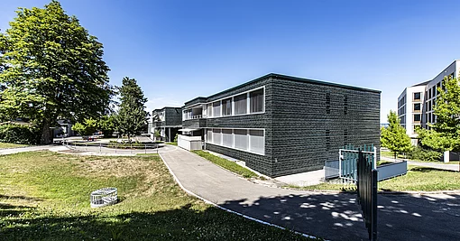 Gebäude Haus C von hinten