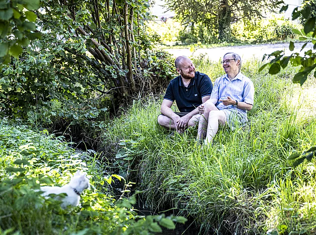 Wohnen Freizeit Verweilen am Fluss