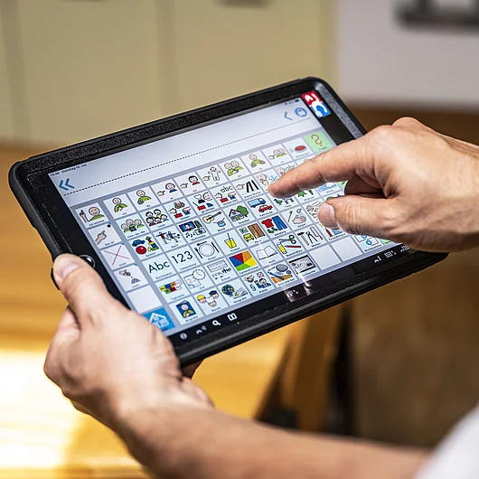 Unterstützte Kommunikation Tablet