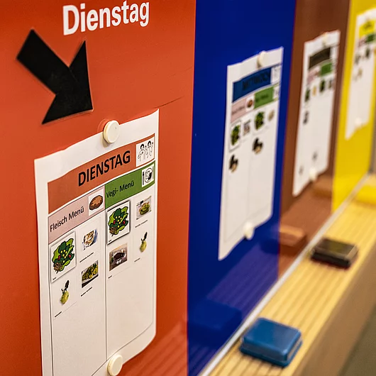 Tagesstruktur Gang UK Tafel