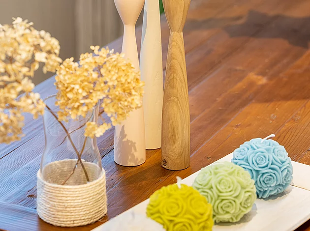 Handgemachte Nonfood Produkte- Kerzen Kerzenständer