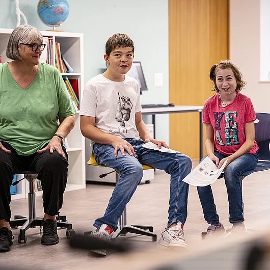 Berufsvorbereitung mit Menschen Schulkreis Präsentationen diverse Schüler