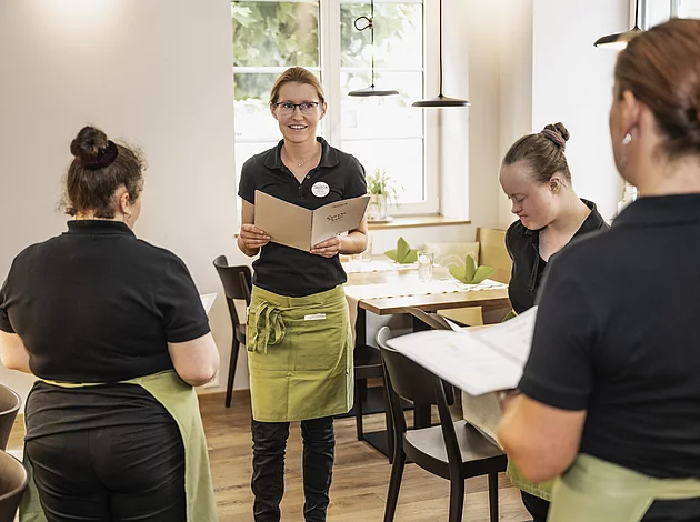 Gasthaus zur Sonne Teambesprechung