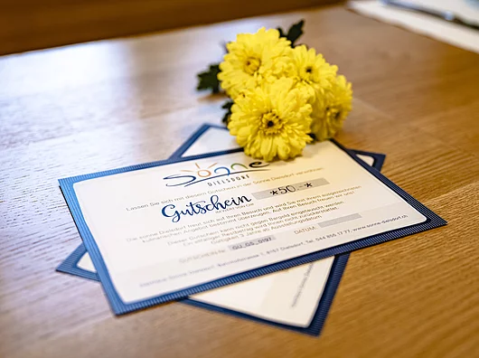 Gasthaus Sonne ohne Menschen Gutschein