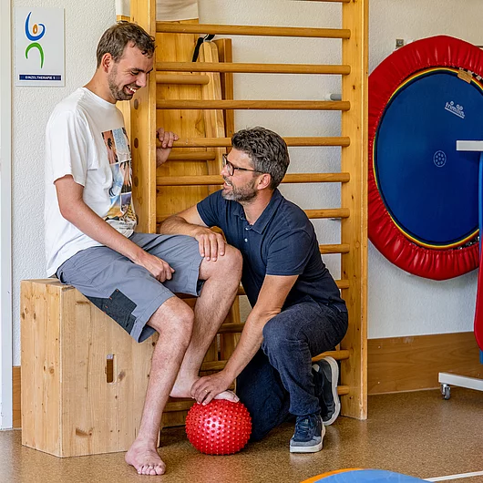 Physiotherapie mit Menschen