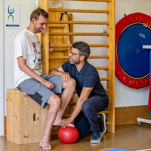 Physiotherapie mit Menschen