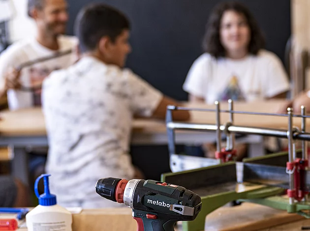Schule mit Menschen Werkkunde Werkraum