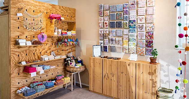 Designhandwerk Karten Textil Ecke