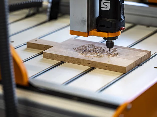 Montage Mechanik Fräsen Brettli