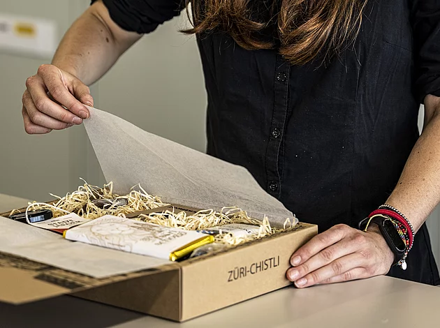 Versand Verpackung Geschenkskisten Verpacken ZüriKiste