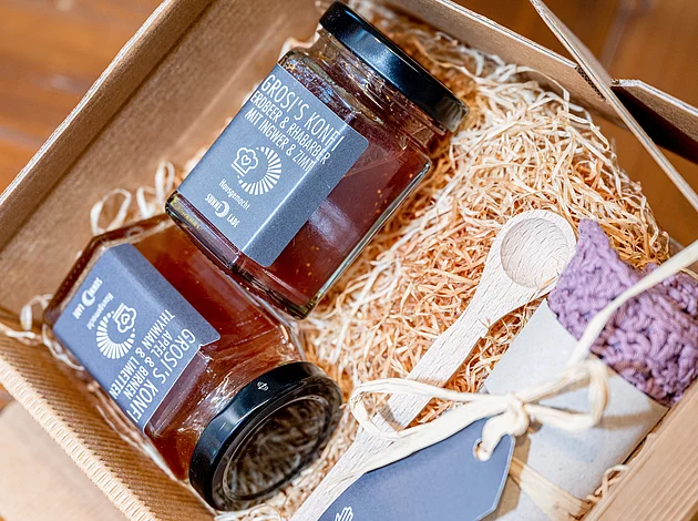 Handgemachte Nonfood Produkte Geschenkbox Konfi Waschlappen