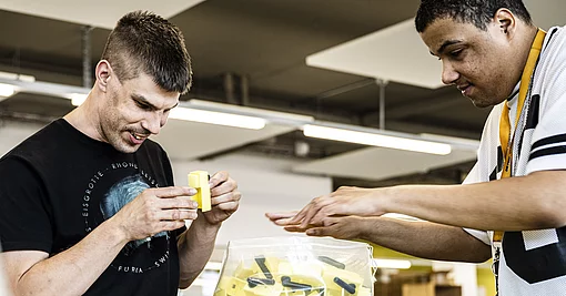 Montage Mechanik Zählufgabe